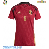 Camisa de time de futebol Bélgica Axel Witsel #6 Replicas 1º Equipamento Feminina Europeu 2024 Manga Curta